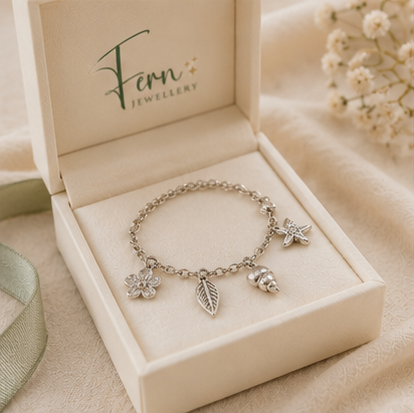 Silver Charm Bracelet