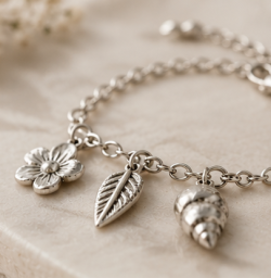 Silver Charm Bracelet