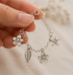 Silver Charm Bracelet